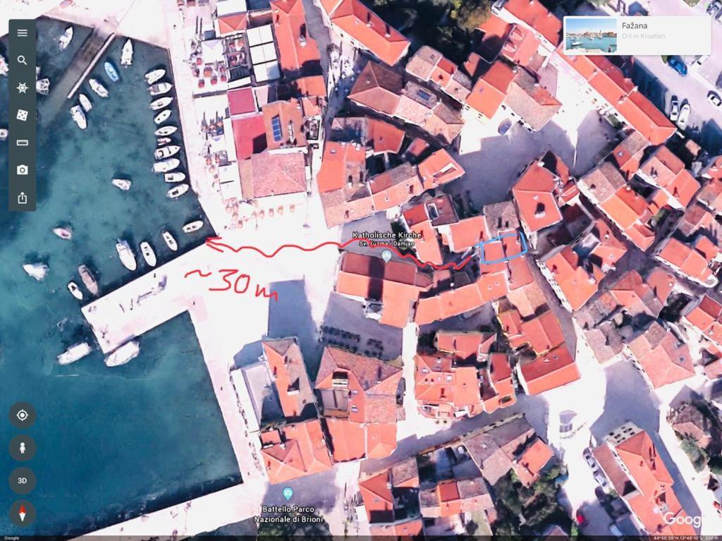 Istrian Stone House In The Heart Of The Beautiful Fishing Village Fazana - Only Few Steps From The Sea And The Wonderful Beach - Incl Plasma-Quad-Plus-Filter Against C O V I D Dış mekan fotoğraf
